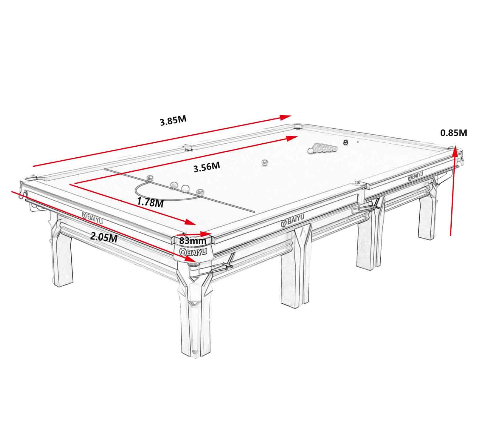 snooker-table-size