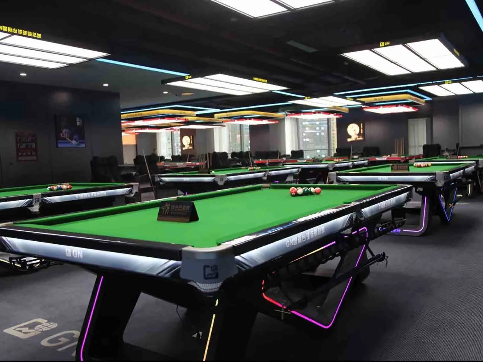 baiyu billiards our showroom