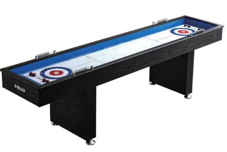 BAIYU Shuffleboard with Curling Game 9 ft Multi-Game