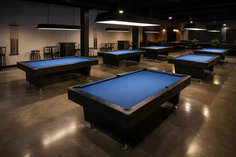 featured mid range billiard club configuration